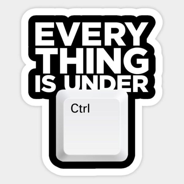 Every Thing is Under Ctrl - Sticker