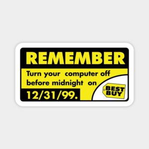 Turn your computer off-sticker