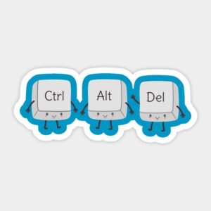 ctrl+Alt+Del-sticker