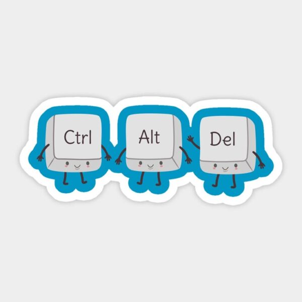 ctrl+Alt+Del-sticker