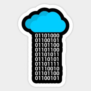 Binary cloud-sticker